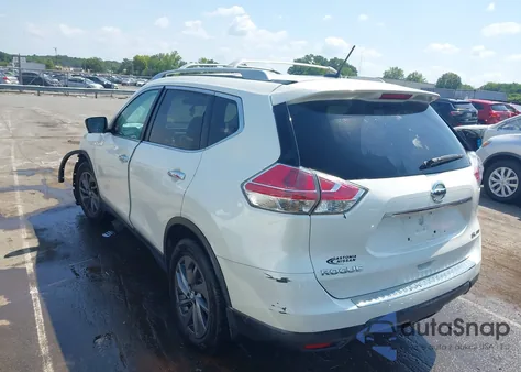 2016 Nissan Rogue Sl из США, поврежденный, VIN 5N1AT2MV6GC810430